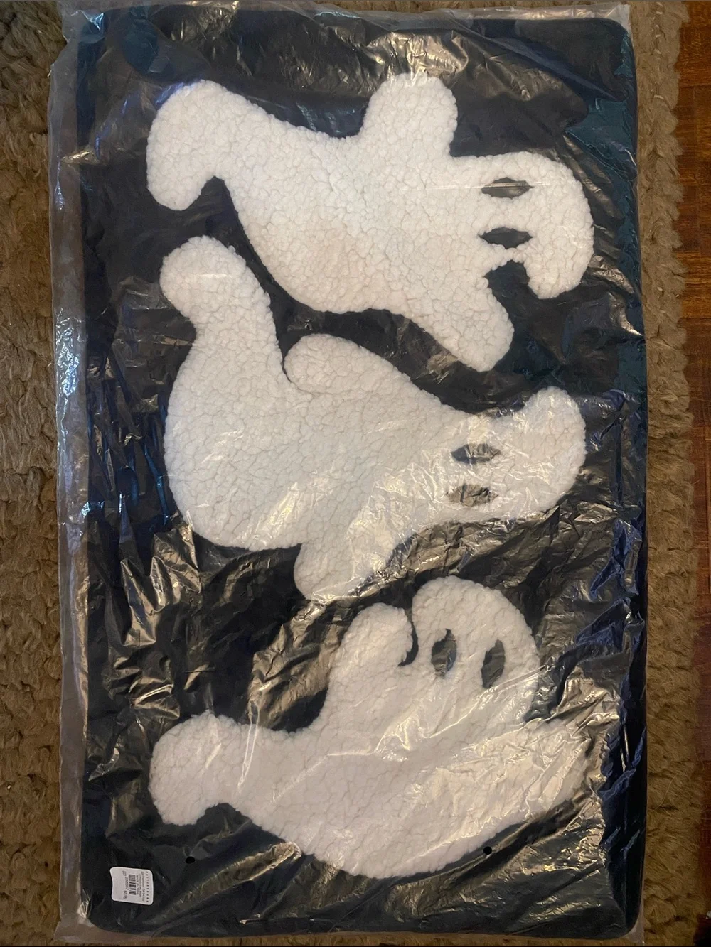 Pottery Barn sherpa ghost lumbar pillow cover